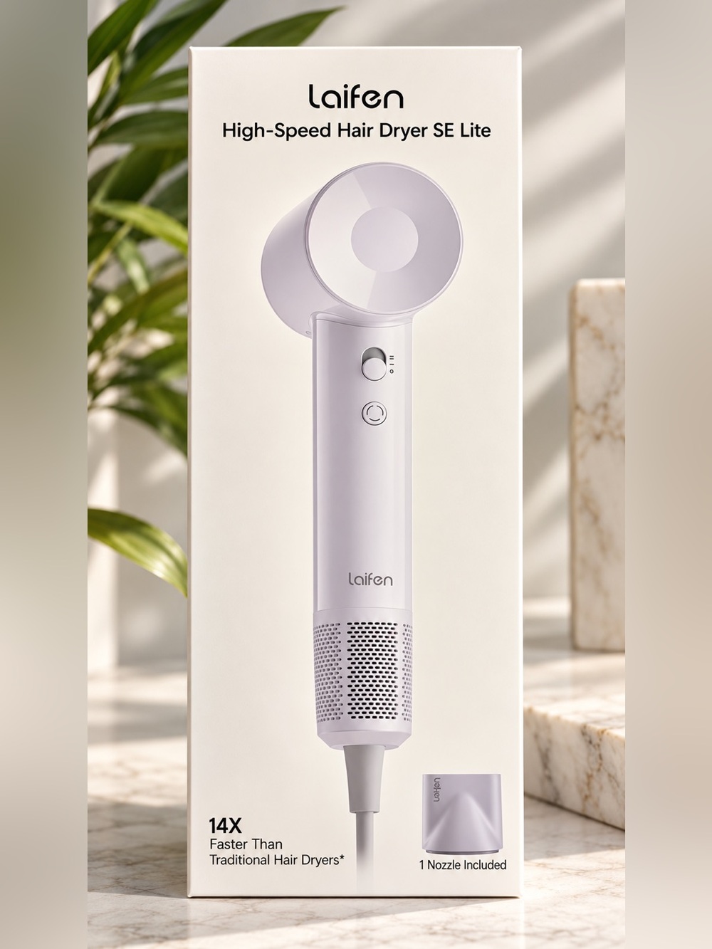 Laifen High-Speed Hair Dryer SE Lite — Lavender